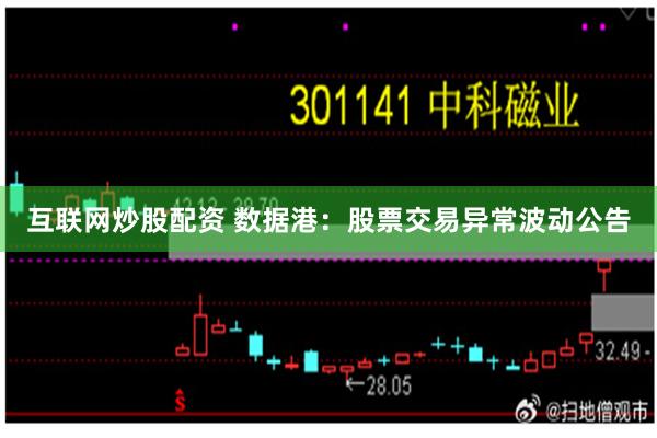 互联网炒股配资 数据港：股票交易异常波动公告