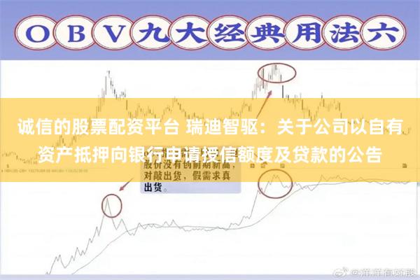 诚信的股票配资平台 瑞迪智驱：关于公司以自有资产抵押向银行申请授信额度及贷款的公告